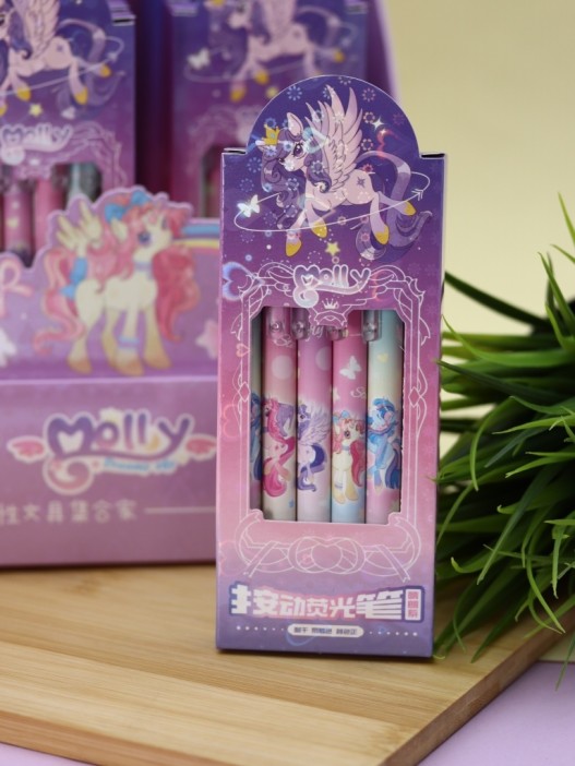 Набор маркеров-текстовыделителей 6 шт. &quot;Morning unicorn&quot; 