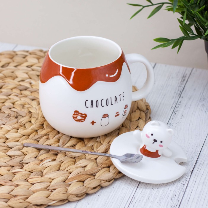 Кружка "Kitty chocolate", brown (490 ml) 