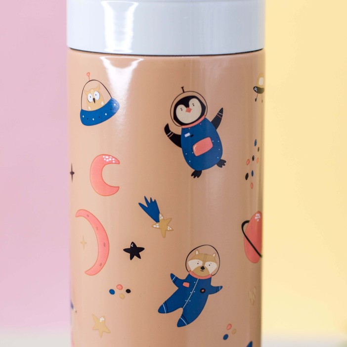 Термос "Lama astronaut", brown (450 ml) 