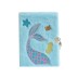 Блокнот плюшевый "Mermaid", blue