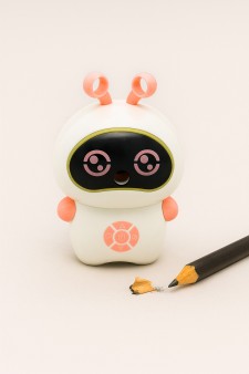 Точилка для карандашей механическая "Mechanical bunny", pink