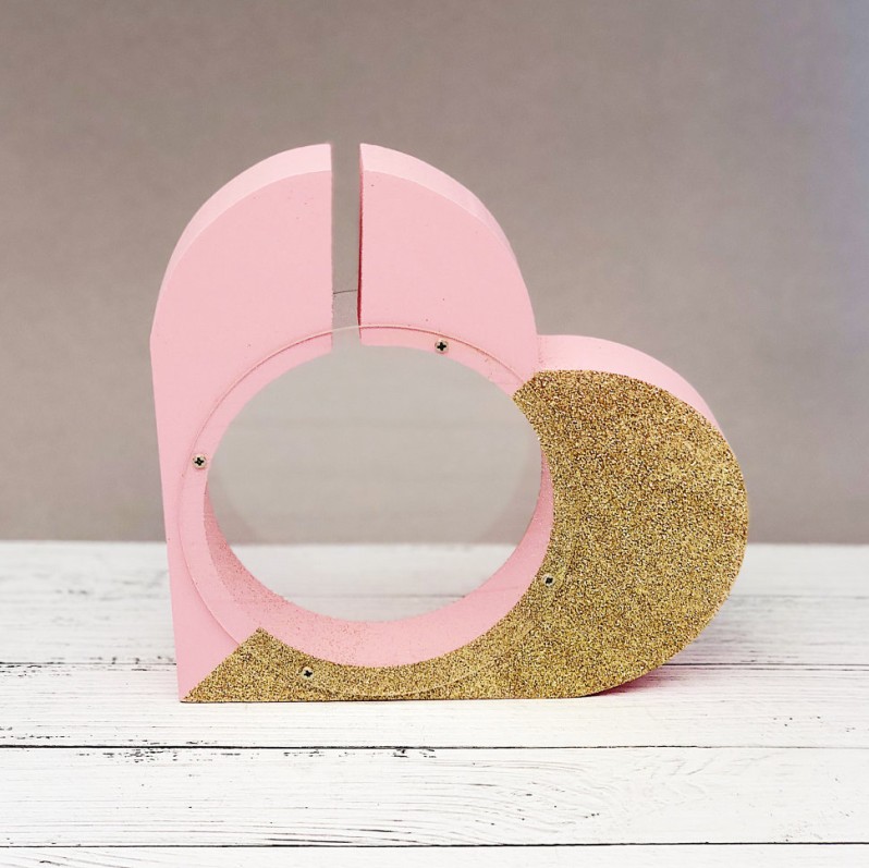 Копилка "Сердце", pink 