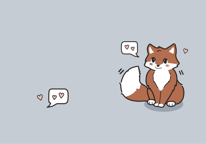 Обложка для паспорта Аниме «Fox love», плотность 560 мкм 