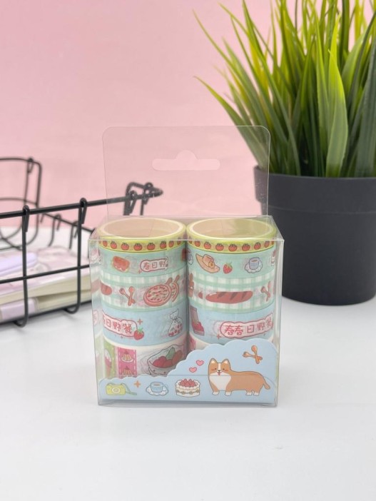 Набор декоративного скотча 10 шт. &quot;Food stories&quot;, dog 