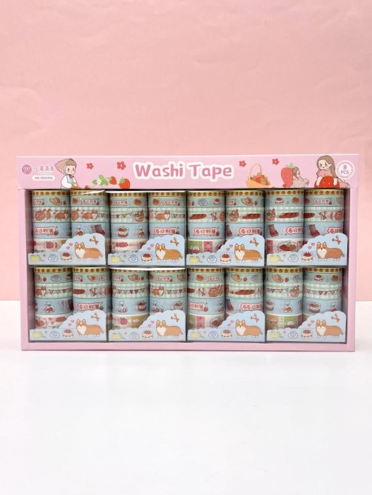 Набор декоративного скотча 10 шт. &quot;Food stories&quot;, dog 