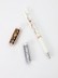 Клеевая ручка с блестками 2 цветов, "Small Handmade, white pen"