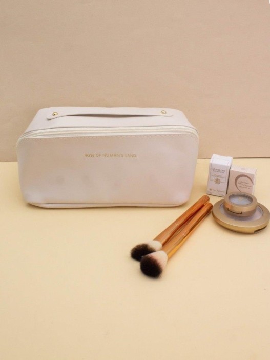 Сумка - органайзер из экокожи &quot;Rose of no man&#039;s land&quot; white, 22*11*11 см 