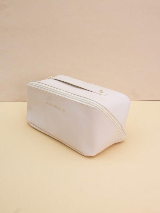 Сумка - органайзер из экокожи &quot;Rose of no man&#039;s land&quot; white, 22*11*11 см 