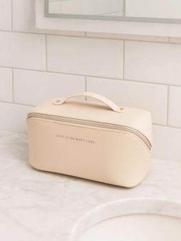 Сумка - органайзер из экокожи "Rose of no man's land" white, 22*11*11 см