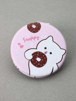 Зеркало "Sweet donut round", pink