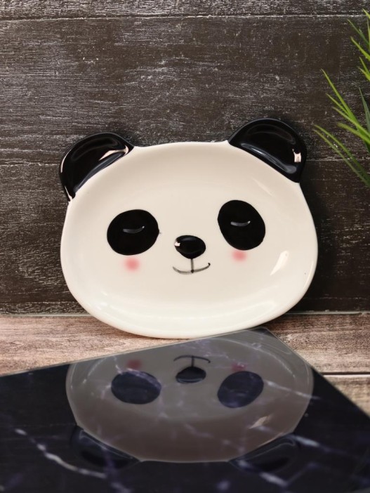 Тарелка керамическая «Panda plate», 13,5х16 см 