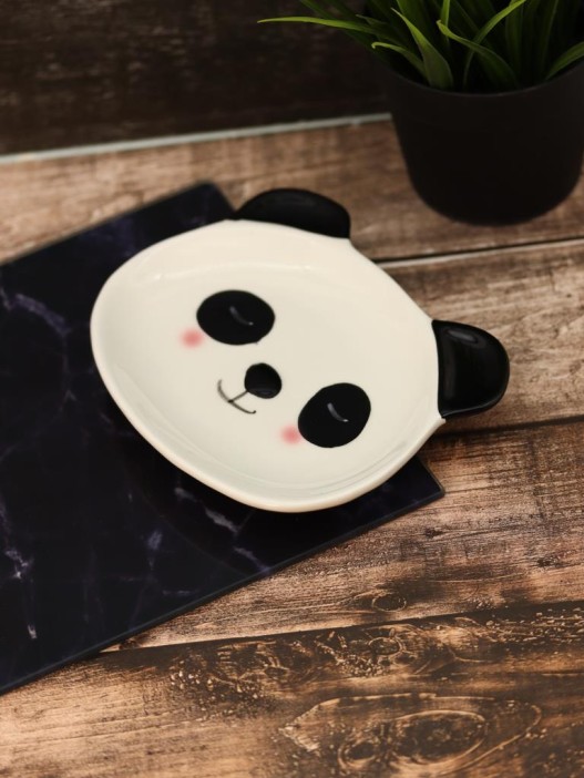 Тарелка керамическая «Panda plate», 13,5х16 см 