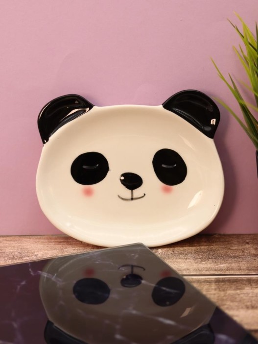 Тарелка керамическая «Panda plate», 13,5х16 см 