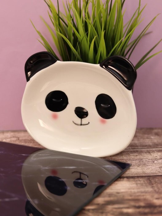 Тарелка керамическая «Panda plate», 13,5х16 см 