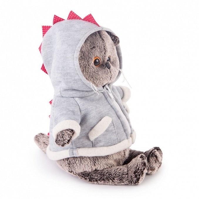 Мягкая игрушка &quot;Кот Басик в толстовке дракончик &quot; (19 см) 