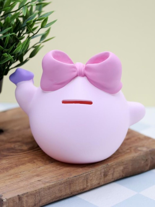 Копилка «Lucky stars», pink (17 см), пластик 