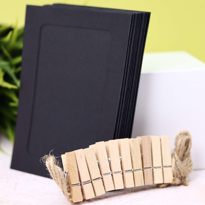 Крафтовые фоторамки «Classic», black, 9.8*13.2 см 