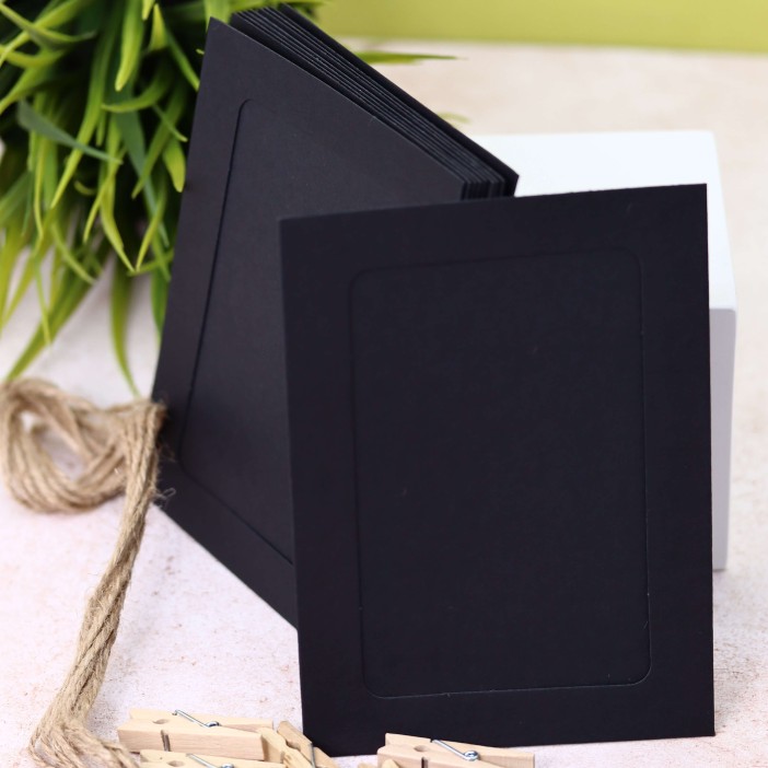 Крафтовые фоторамки «Classic», black, 9.8*13.2 см 