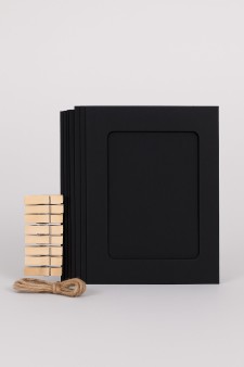 Крафтовые фоторамки «Classic», black, 9.8*13.2 см