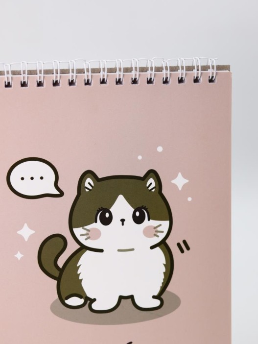 Скетчбук DRAW ME! Аниме «Милый кот», 14х20 см,  плотность 100 гр 