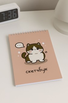 Скетчбук DRAW ME! Аниме «Милый кот», 14х20 см, плотность 100 гр