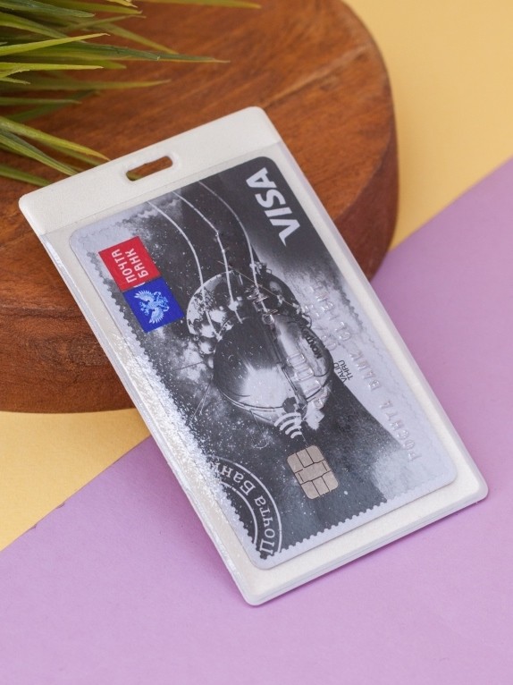 Держатель для карт "Кот-единорог" (6,5 х 10,4 см)