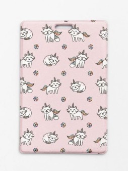 Держатель для карт "Кот-единорог" (6,5 х 10,4 см)