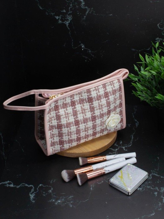 Косметичка &quot;Rose&quot;, pink (17х22х6,5 см) 