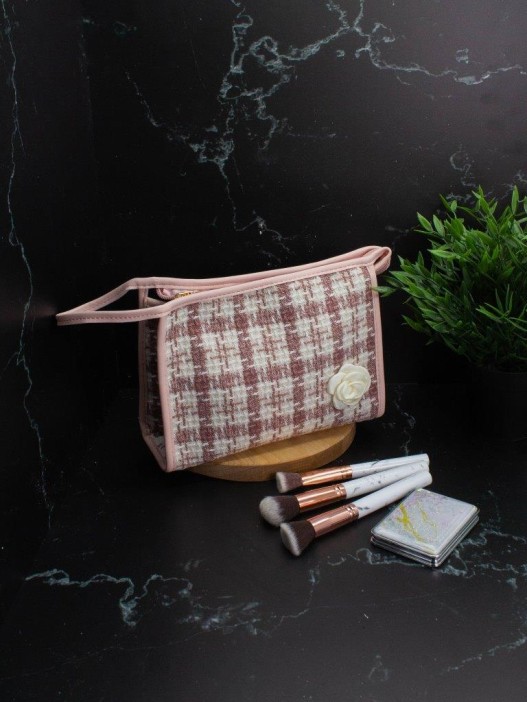 Косметичка &quot;Rose&quot;, pink (17х22х6,5 см) 
