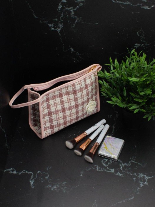 Косметичка &quot;Rose&quot;, pink (17х22х6,5 см) 