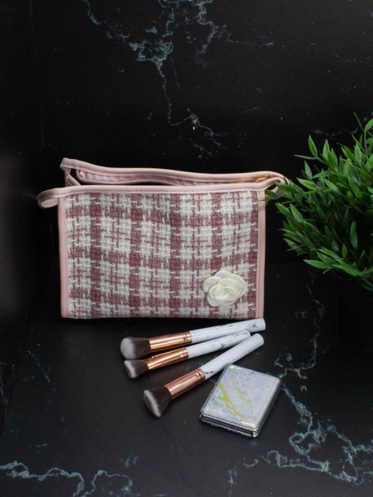 Косметичка &quot;Rose&quot;, pink (17х22х6,5 см) 