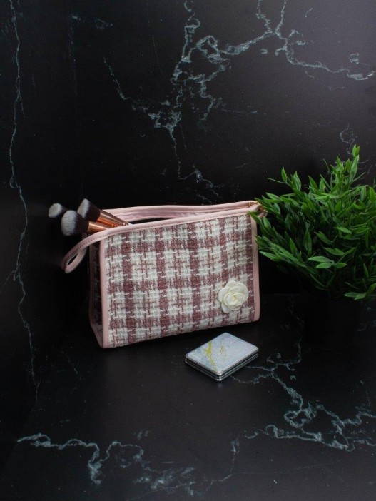 Косметичка &quot;Rose&quot;, pink (17х22х6,5 см) 