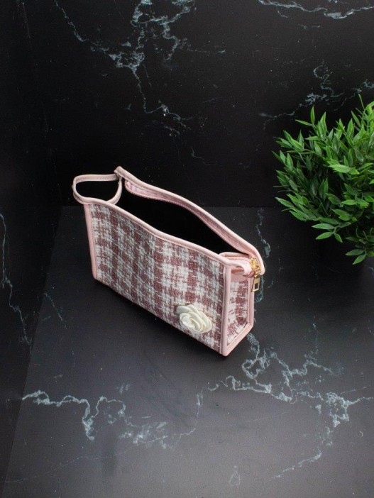 Косметичка &quot;Rose&quot;, pink (17х22х6,5 см) 