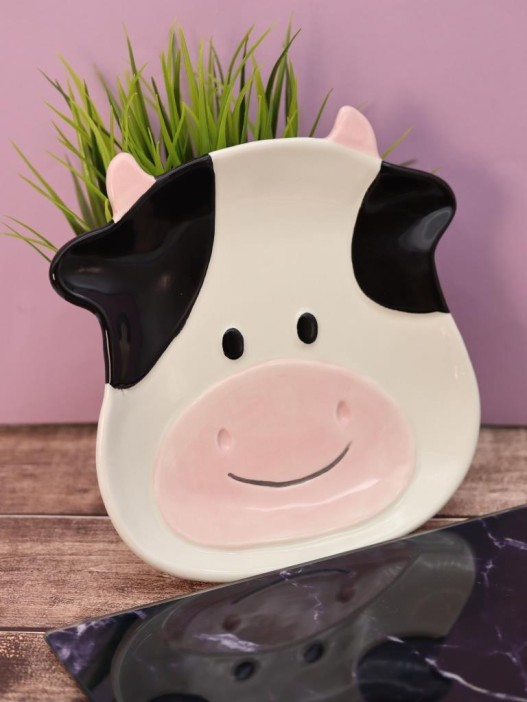 Тарелка керамическая «Sweet cow», 20,3х13х2,5 см 