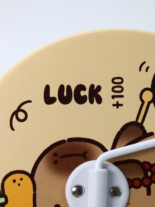 Зеркало настольное &quot;Capybara is happy&quot;, желтое, 15,6*15,6 см 