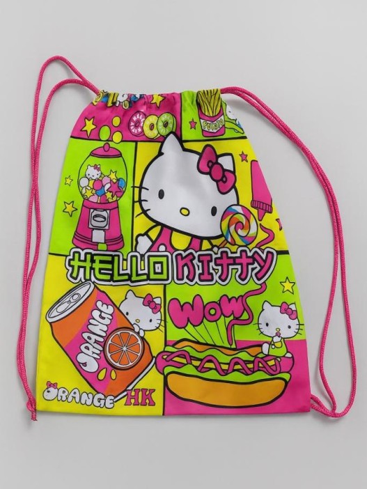 Мешок для обуви &quot;Hello Kitty&quot;, 1 отделение, 33*42 см, полиэстер, 210 ден 