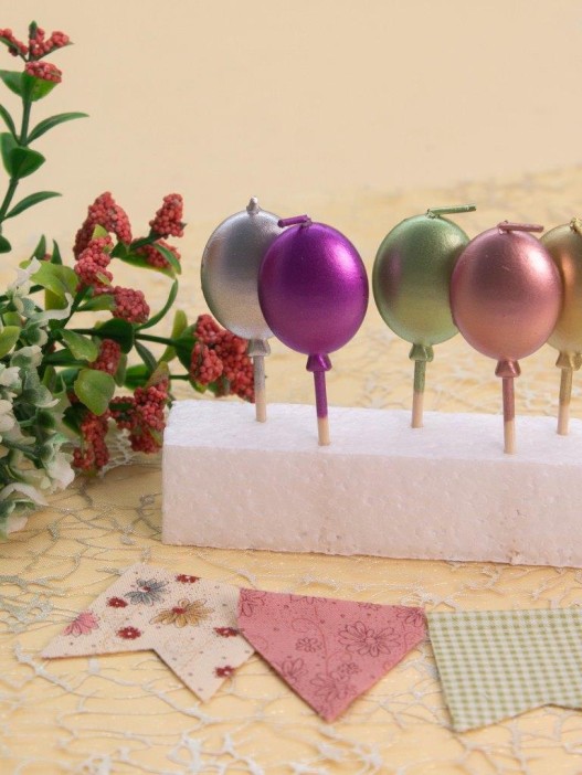 Набор свечей 5 шт. &quot;Balloon&quot;, (7,5 см) 