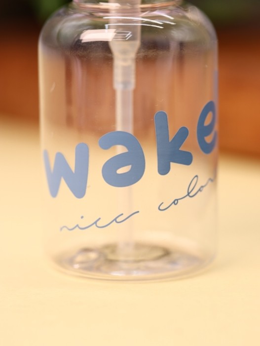 Дорожная бутылочка "Wake!", pink (50 ml) 