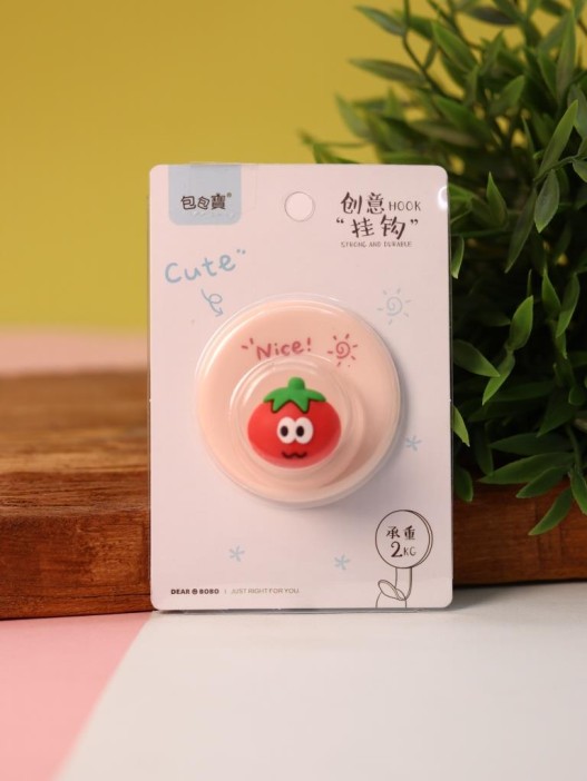 Крючок на липучке «Crazy tomato», pink 