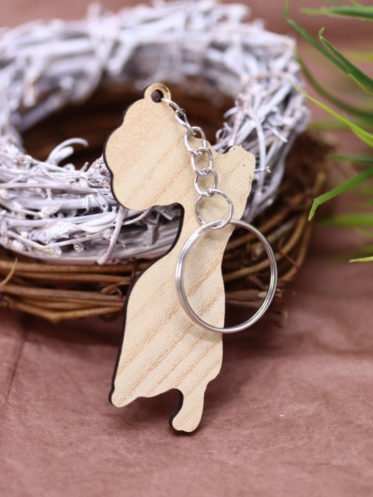 Брелок ECO из дерева "Еще 5 минут..." 