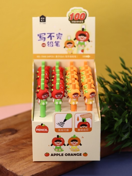 Карандаш "Girls fruits", mix 