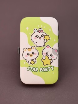 Маникюрный набор "Party with animals", green