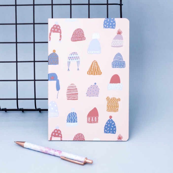 Тетрадь(A5) "Much Hats", pink 