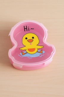 Ланчбокс "Happy duck", pink (1000 мл)
