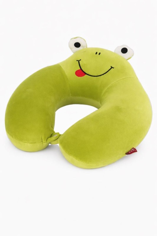 Мягкая игрушка-подушка для шеи "Silly frog", green (30*30*12см) 