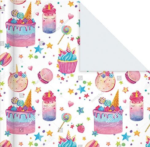 Упаковочная бумага «Happy Wraps» 1 рулон, 50*70 см 