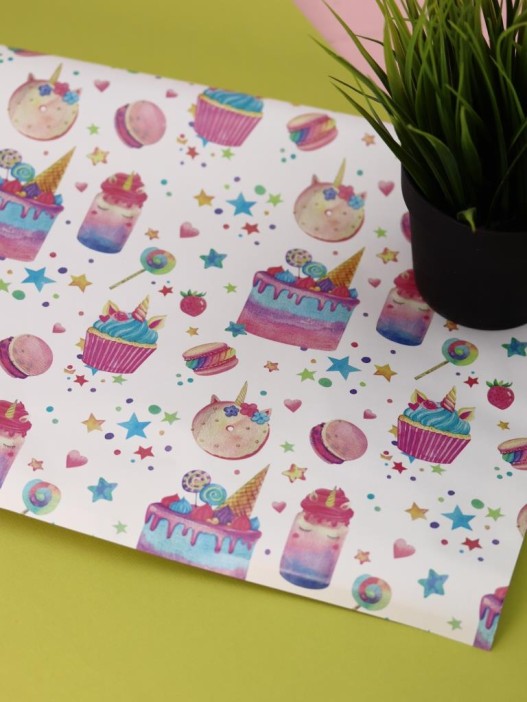 Упаковочная бумага «Happy Wraps» 1 рулон, 50*70 см 