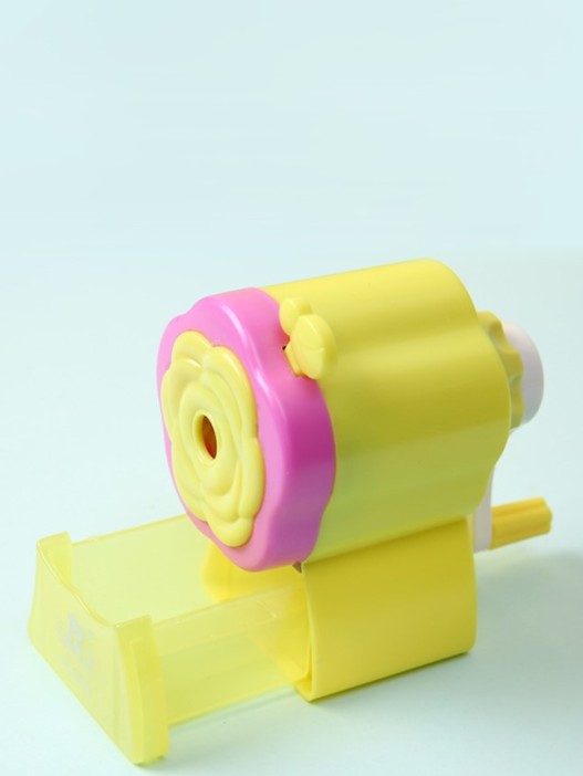 Точилка для карандашей механическая &quot;Roses&quot;, yellow 
