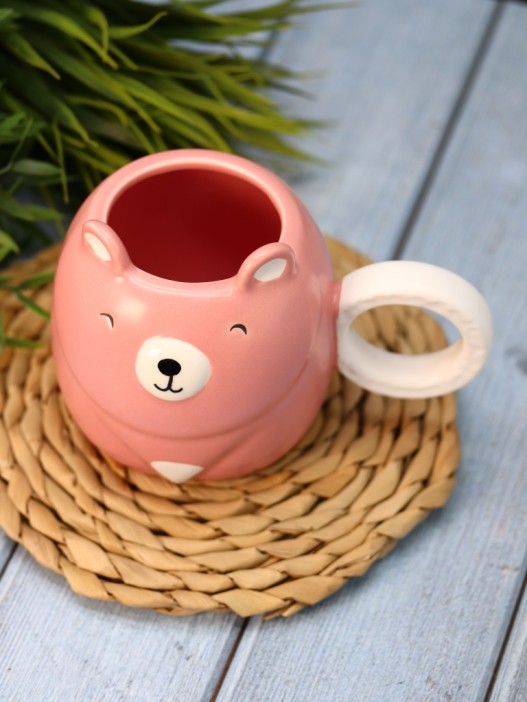 Кружка «Honey bear», pink (560 ml) 