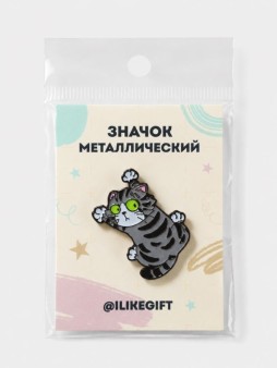 Значок металлический iLikeGift "Я ползаю"